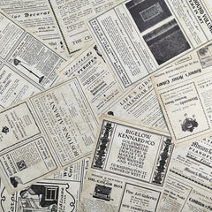 10pcs Vintage Newspaper Scrapbook Papers DIY Crafts