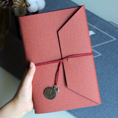 A555 Business Leather Binder Hand Account Book