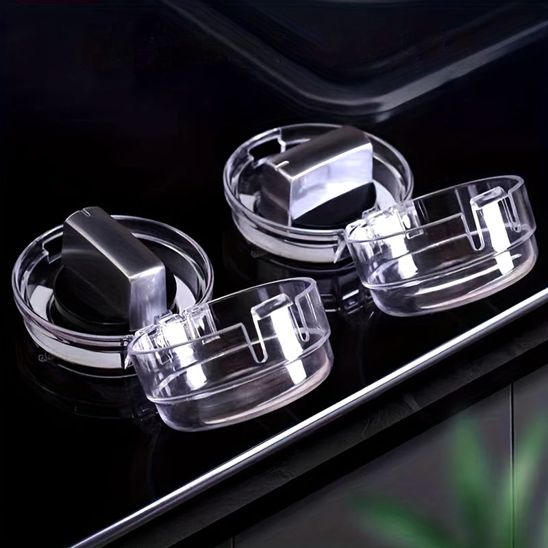 2pcs Child Proof Stove Knob Covers Clear View
