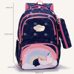 Kids Rainbow Mermaid Backpack