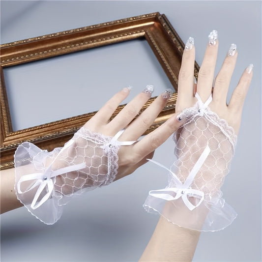 Lace Gloves Gothic Gloves Party Decoration