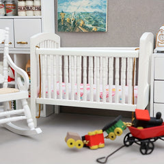 12 Dollhouse Dwarf Bed for Kids Room Scene