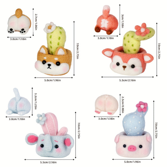 Needle Felting Starter Kit For DIY Craft Art Pendant