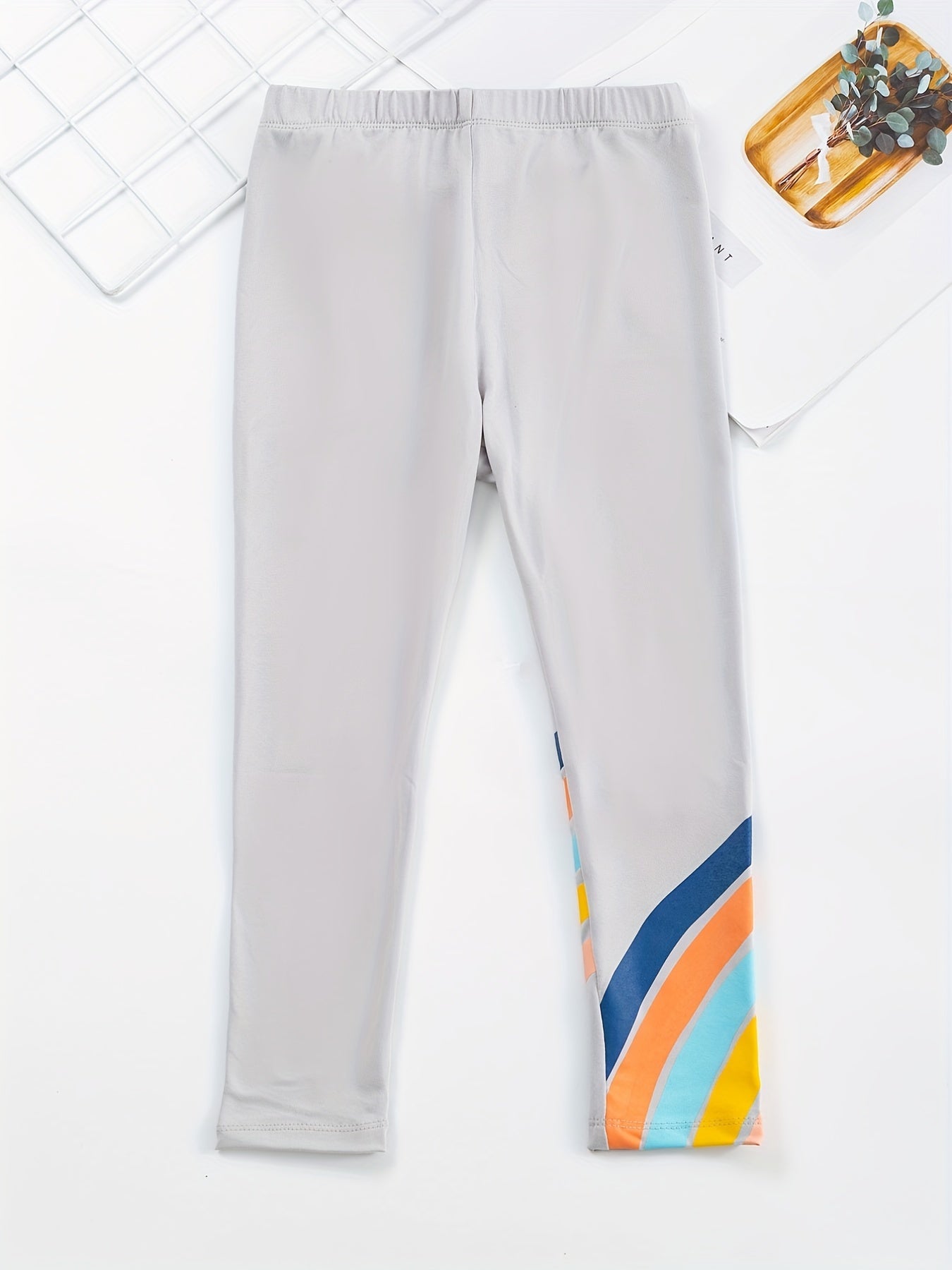 Girls' Stretch Casual Pants Leggings Set for Kids Outfit