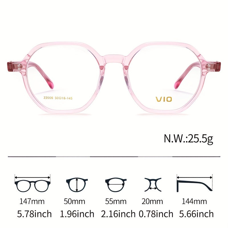 Square Clear Lens Glasses For Women Men Casual Jelly Nearsighted Myopia