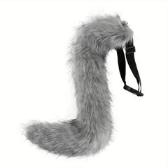 Adjustable Plush Beast Tail for Cosplay Party Props