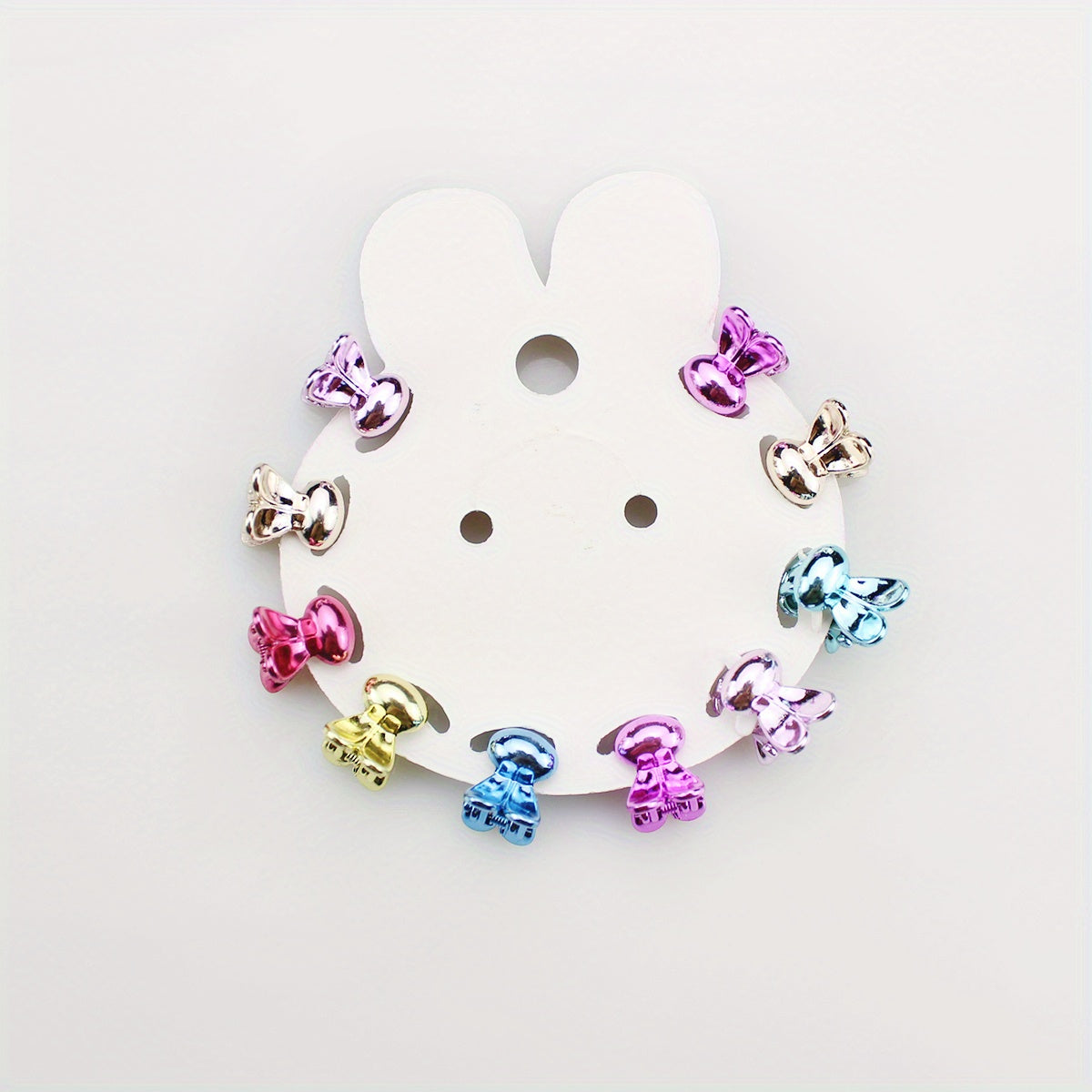 10pc Small Rabbits Hair Clips Claw Clips Hair Accessories For Girls Kids