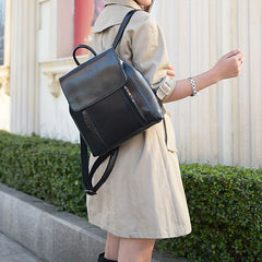 Stylish Solid Rucksack Large Capacity Bag For Work