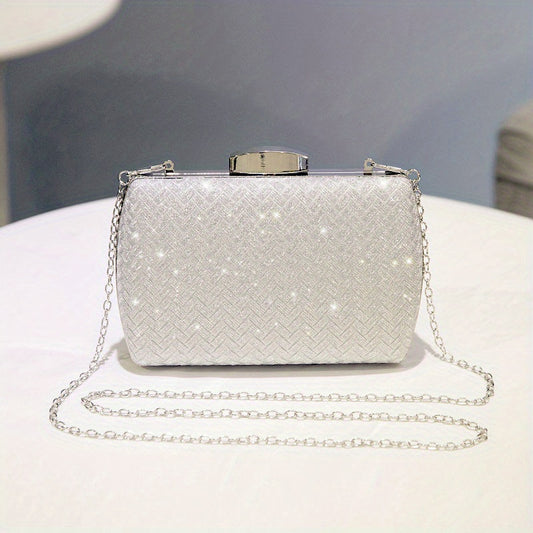 Glitter Clutch Bag Rhinestone Evening Bag Minaudiere & Purse