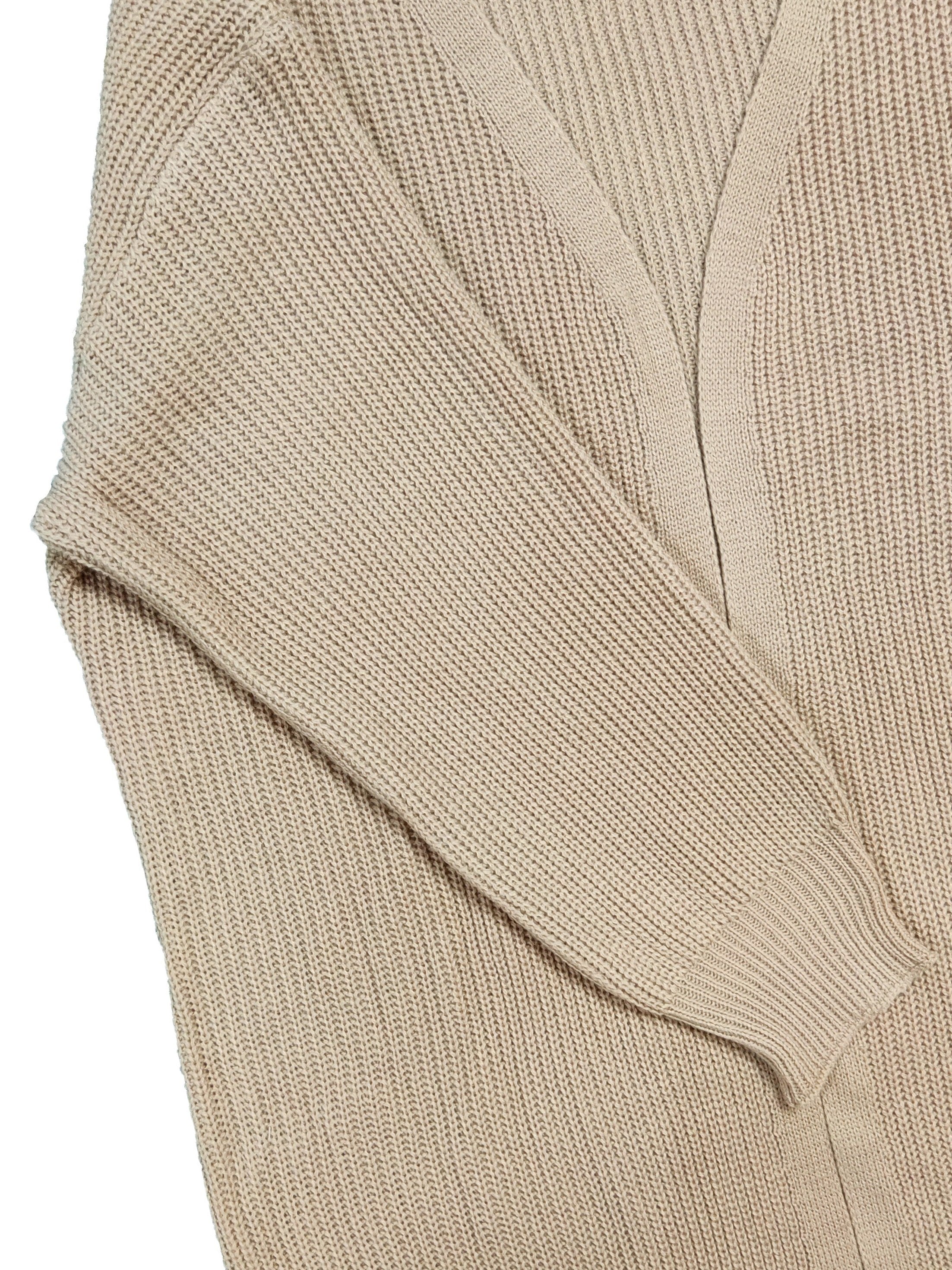  Women's Solid Lantern Sleeve Cardigan