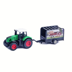 Kids Toy Car Farmer's Model Pull Back Aircraft Yacht Cargo Trailer
