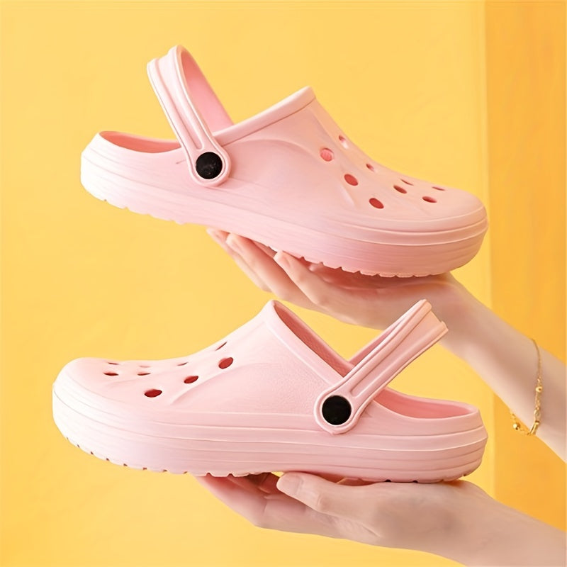 Women's Hollow Out Clogs Non Slip Slide Shoes