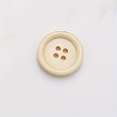 5pcs Natural Wooden Buckle Four Eyed Wooden Button DIY Clothing Accessories