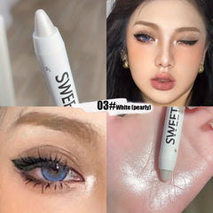 Foam Highlighter Pen Eyeliner Brightening Pearly Matte Eyeshadow Stick