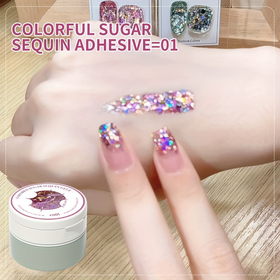 Glitter Gel Nail Polish Holographic Broken Diamond Gel Polish