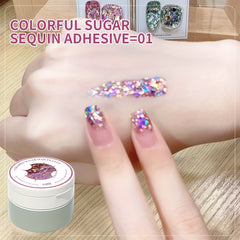 Glitter Gel Nail Polish Holographic Broken Diamond Gel Polish