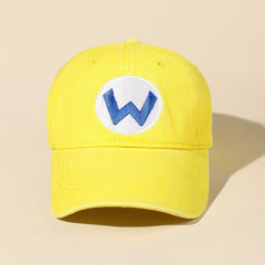 Yellow Baseball Cap Adjustable Cotton Dad Hats Sun Hat For Women