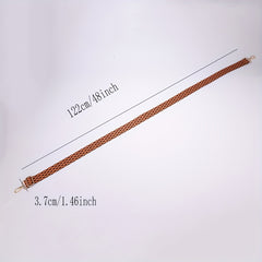 Animal Embroidery Adjustable Strap Wide Nylon Shoulder Strap