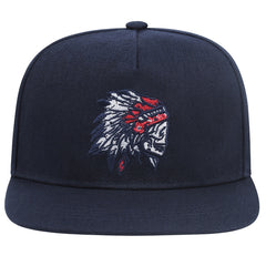 Indians Embroidery Navy Baseball Cap