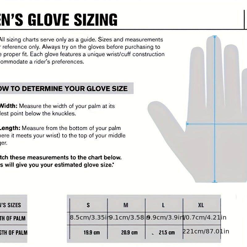 Halloween Motorcycle Gloves, Ghost Claws Pattern