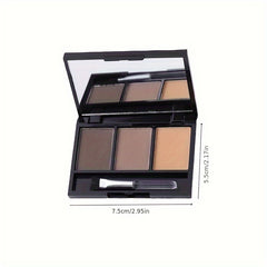 Waterproof Eyebrow Powder Palette with Brush