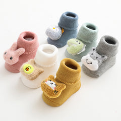 Cartoon Doll Baby Floor Socks Warm Thick Anti-slip Socks