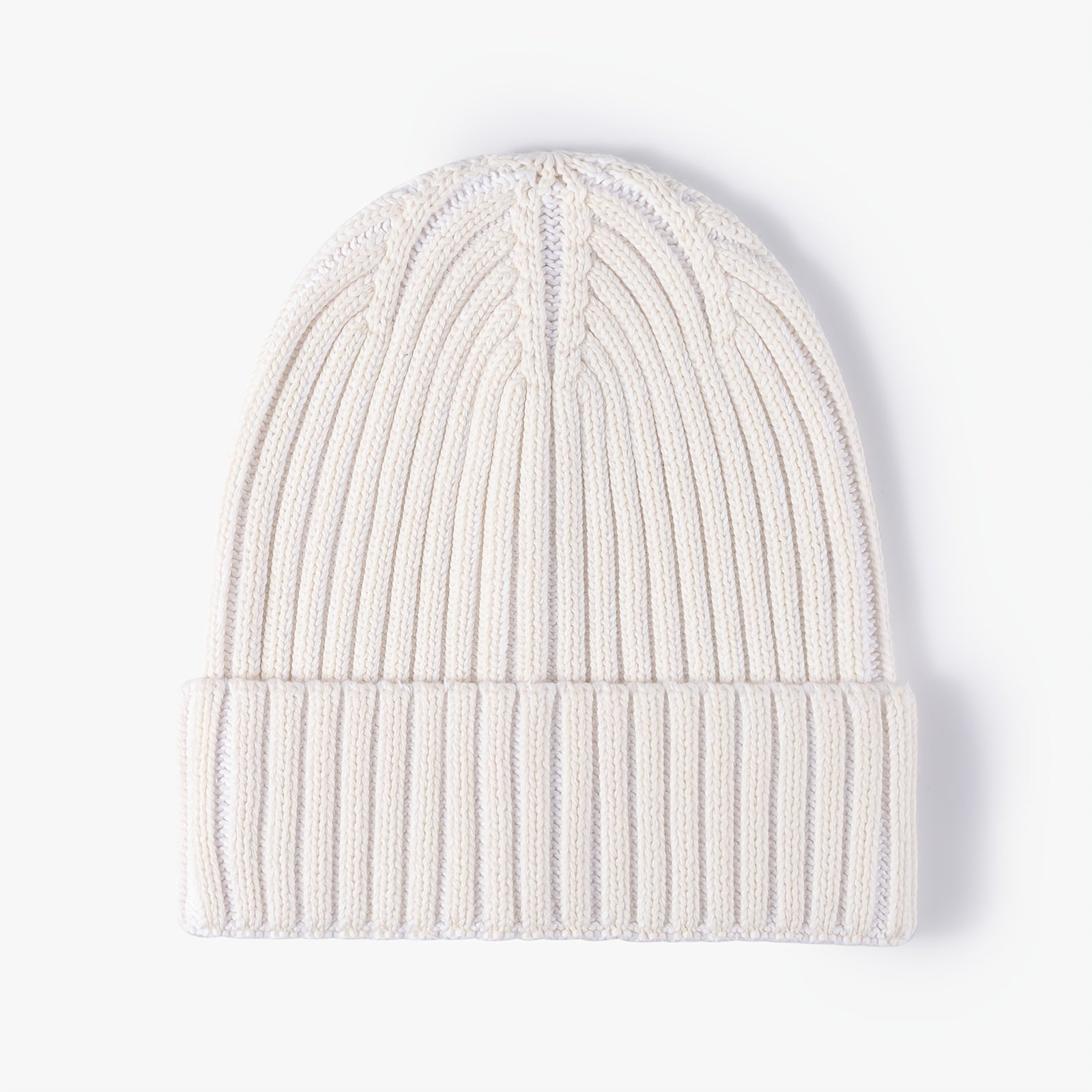 Men's Winter Knitted Cuffed Beanie Hat Ear Protection