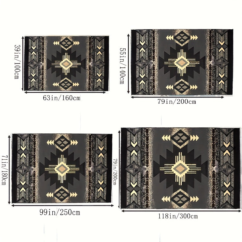 Southwest Native American Area Rug Carpet Bohemian Large Carpet