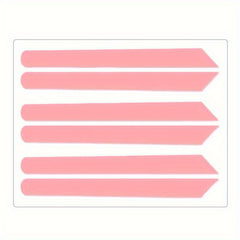 6pcs Reusable Silicone Lash Lift Tape Pads Eyelash Perm Pads Makeup Tool