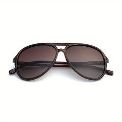 VIVIENFANG Retro Polarized Sunglasses TR90 Gradient Lenses UV Protection