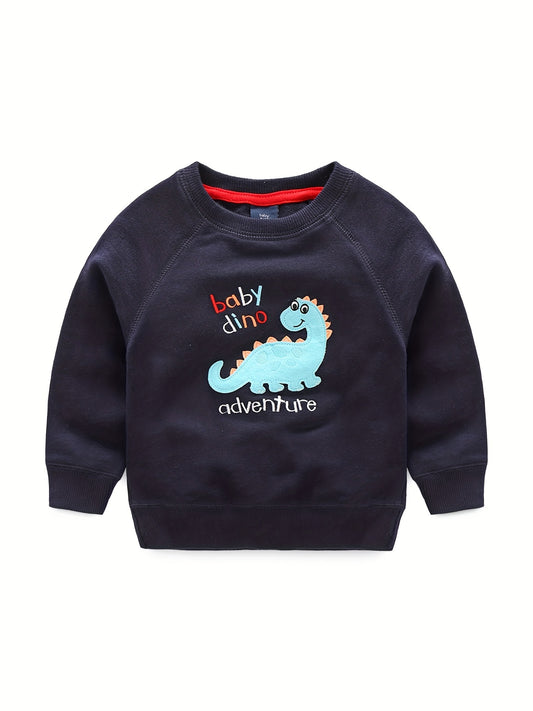 Baby Boys Cartoon Print Sweatshirt for Spring and Autumn