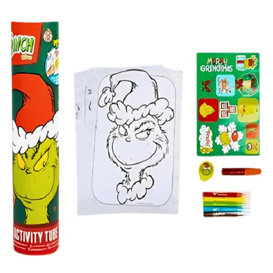 The Grinch Activity Tube Craft & Colouring Set