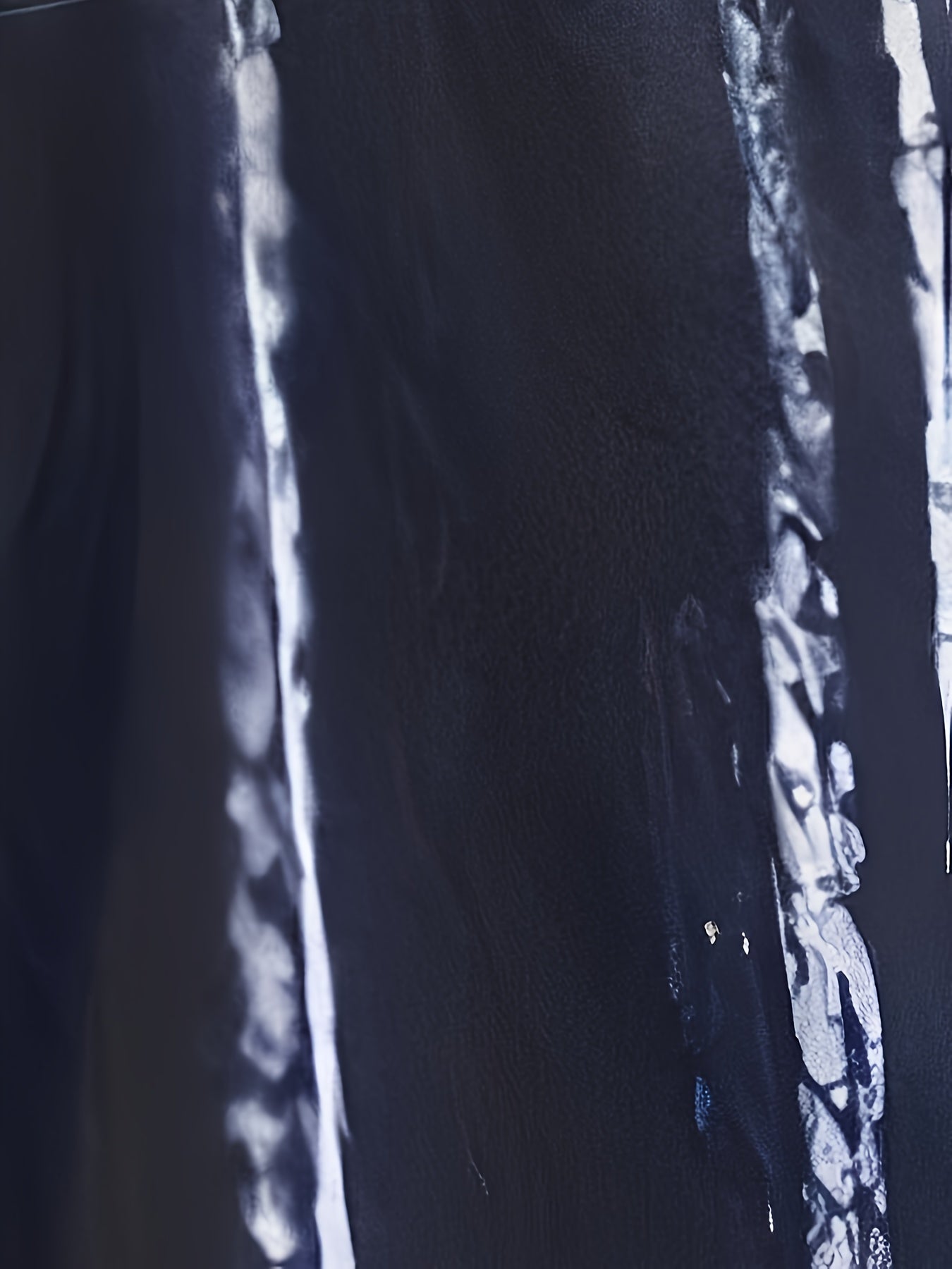 Colorblock Stripe Print Wide Leg Trousers
