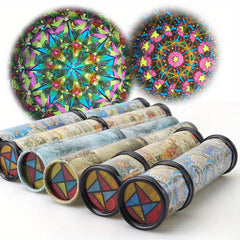 Stretchable Kaleidoscope Toy Vibrant Rotating Patterns for Kids