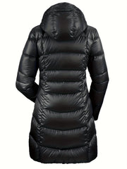 Thickened Long Down Jacket for Winter Outdoor Sports Women