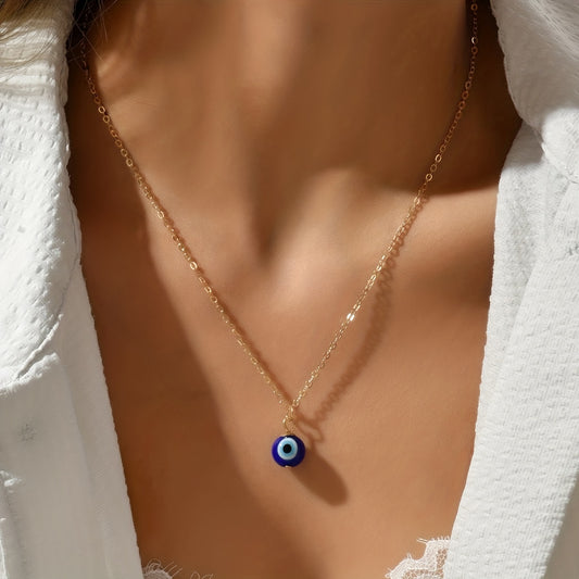 Evil's Eye Pendant Necklace For Women Girls Jewelry Gift