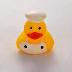 3pcs Yellow Duck Bath Toy Sound Play Water Floating Duck