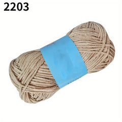 Soft Cotton Acrylic Blend Yarn 2mm for DIY Hats Scarves Coats