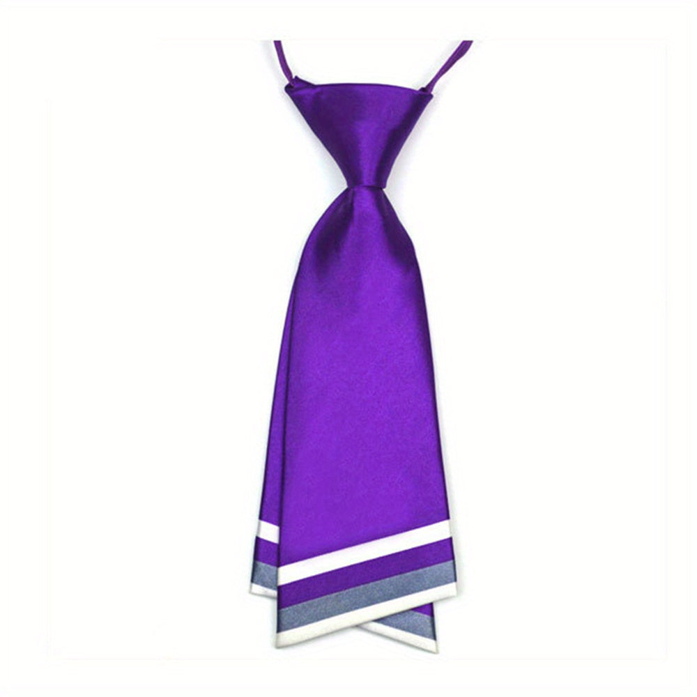 Adjustable Stripe Ties For Boys Students Teenager