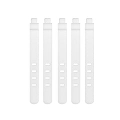 10pcs Silicone 4 Hole Flat Data Cable Ties