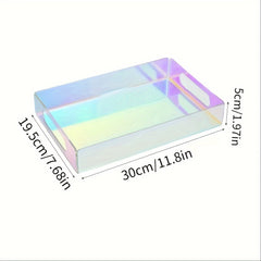 Acrylic Colorful Storage Tray for Home Organization
