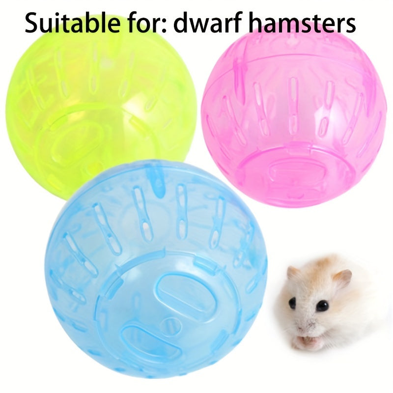 Self Assembling Hamster Toys Set - Mini Running Wheels and Spinning Balls