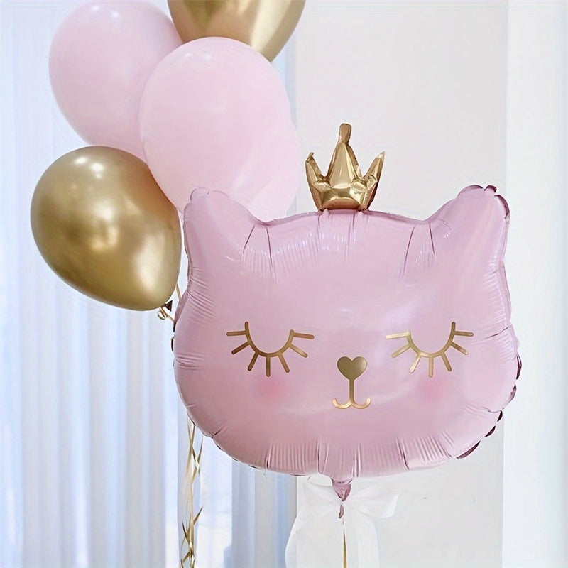 Adorable Kitten Foil Balloon for Party Decor