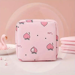 Women Tampon Storage Bag Sanitary Pad Pouch Napkin Cosmetic Organizer