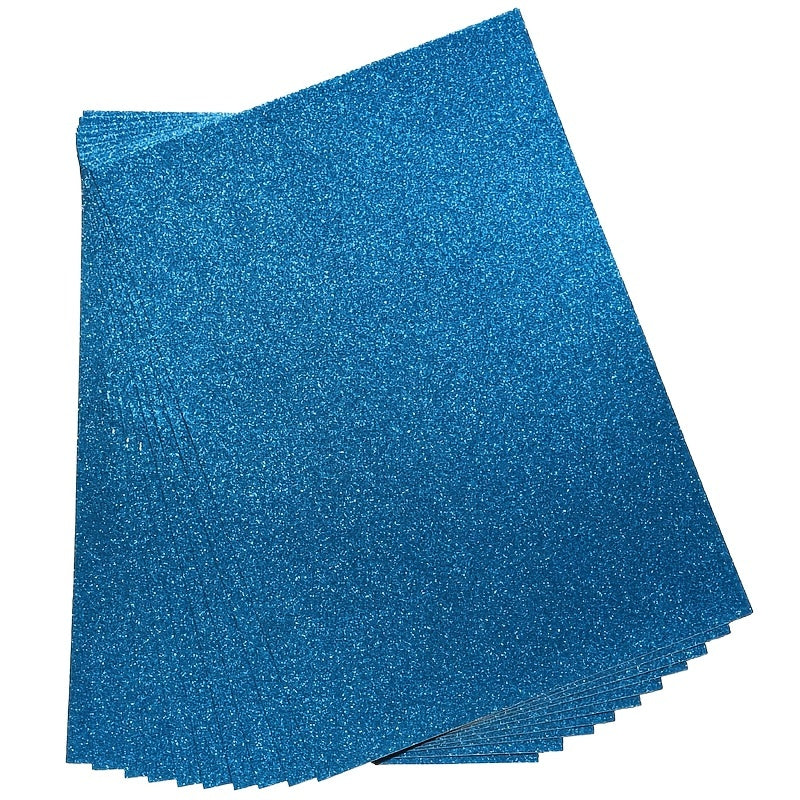 10pcs Glitter Paper Cardstock for DIY Christmas Crafts