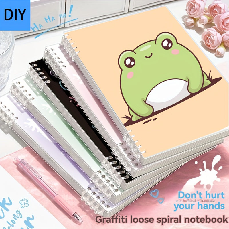 Customizable Spiral Notebook Personalized Cover Removable Pages