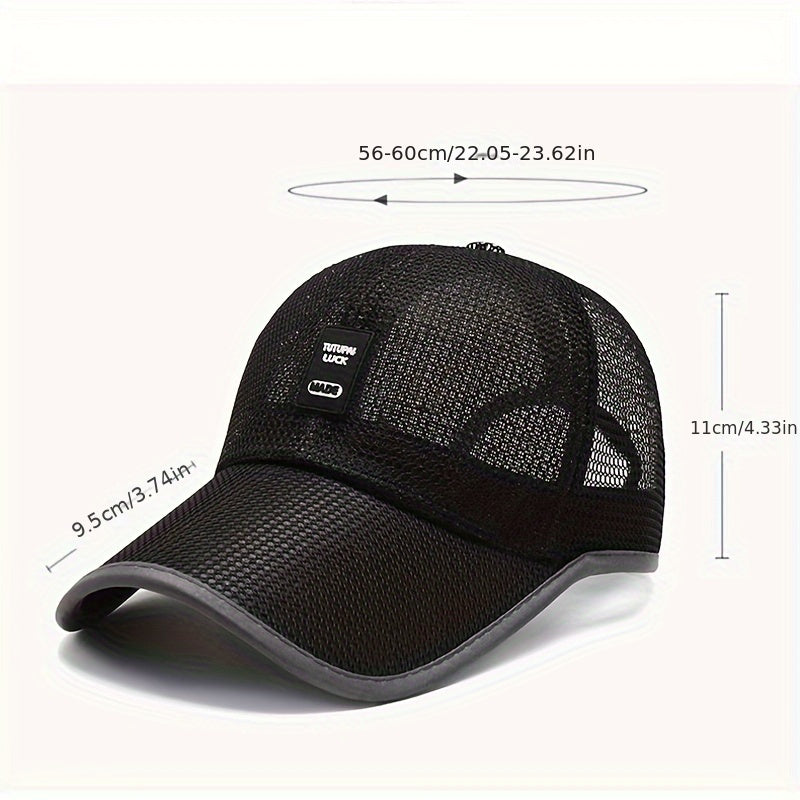 Mesh Baseball Cap Sunshade Cap Breathable Outdoor Sports Hat