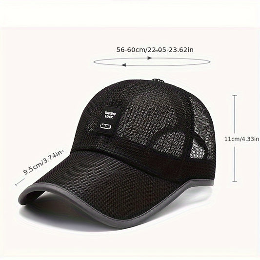 Mesh Baseball Cap Sunshade Cap Breathable Outdoor Sports Hat
