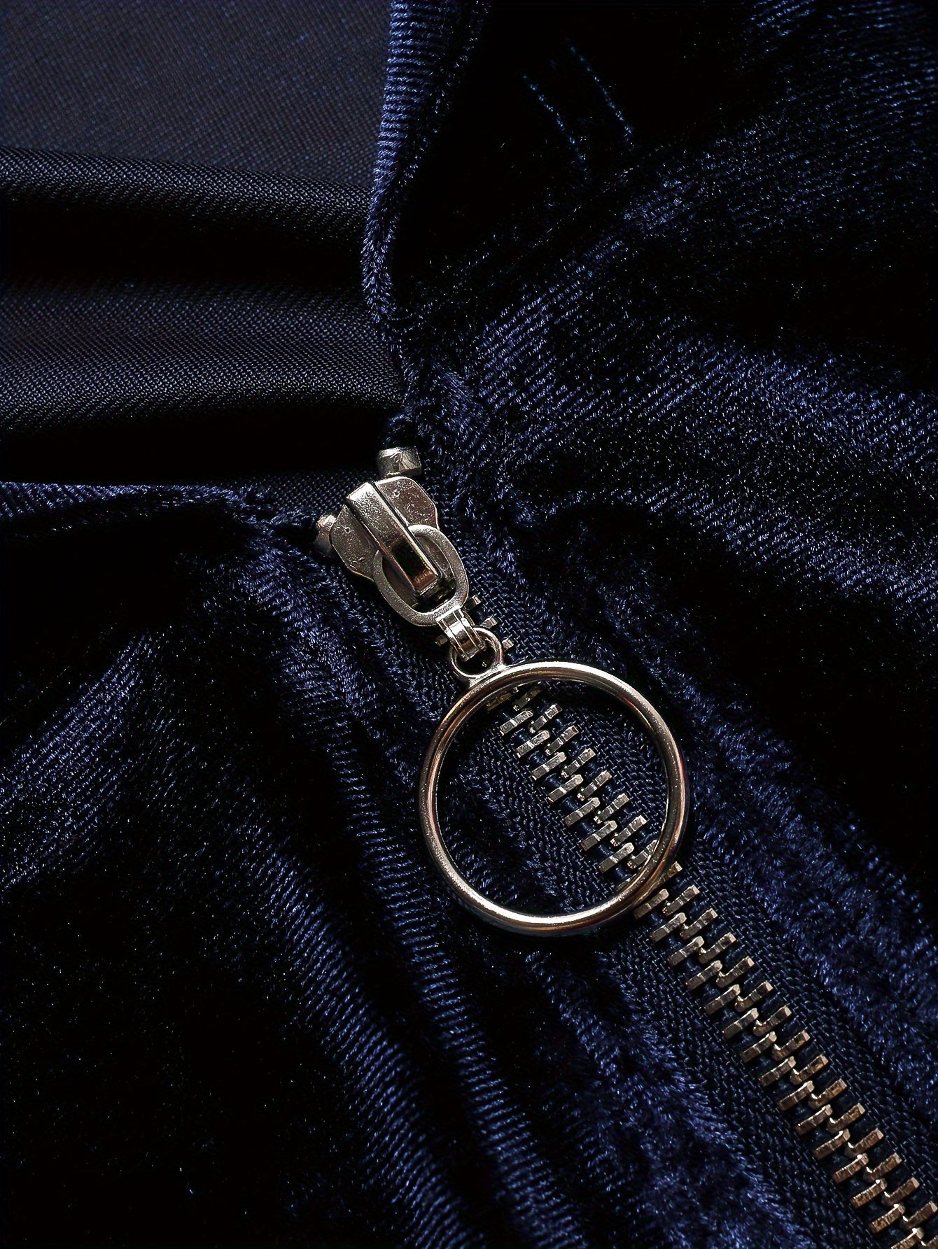  Velvet Zip Up Hoodie & Pants Set