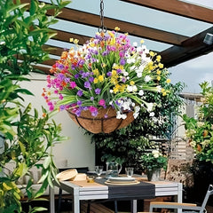 4pcs UV Resistant Artificial Plants for Home & Garden Decoration
